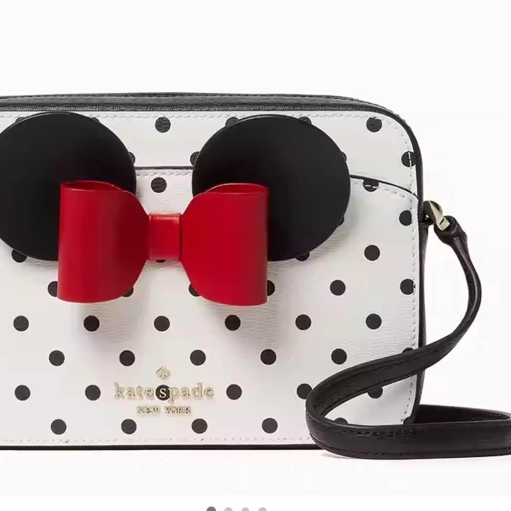 Disney X Kate Spade New York Minnie Mouse Camera Bag BRAND NEW - Picture 2 of 7
